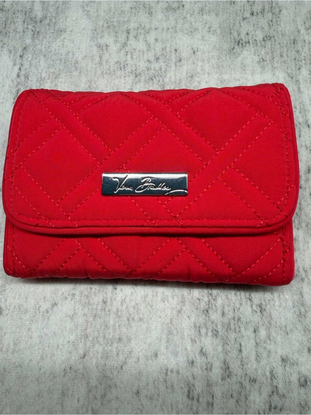 Vera Bradley Microfiber RFID Riley Compact Wallet